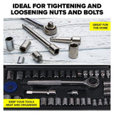 Load image into Gallery viewer, Compact &amp; Portable 40 Piece Socket Set
