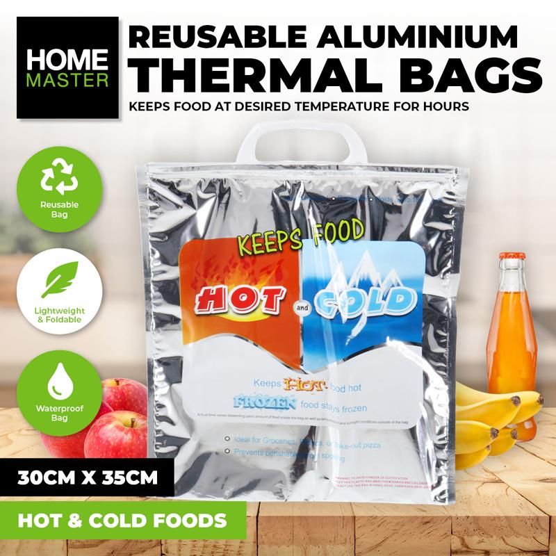 Reusable Aluminium Thermal Bag - 30cm x 35cm