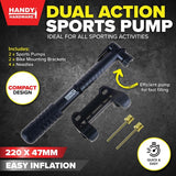 Load image into Gallery viewer, Mounting Bracket &amp; 2 Needles Sports Pump
