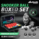 Load image into Gallery viewer, Snooker Ball Boxed Set - 52.8mm Resin Balls
