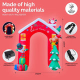 Load image into Gallery viewer, Large Inflatable LED Christmas Tree With Arch - 2.4m
