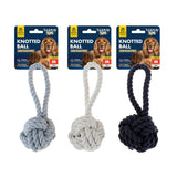 Load image into Gallery viewer, Medium Rope Tug Toy with Ball - 18cm x 7.8cm
