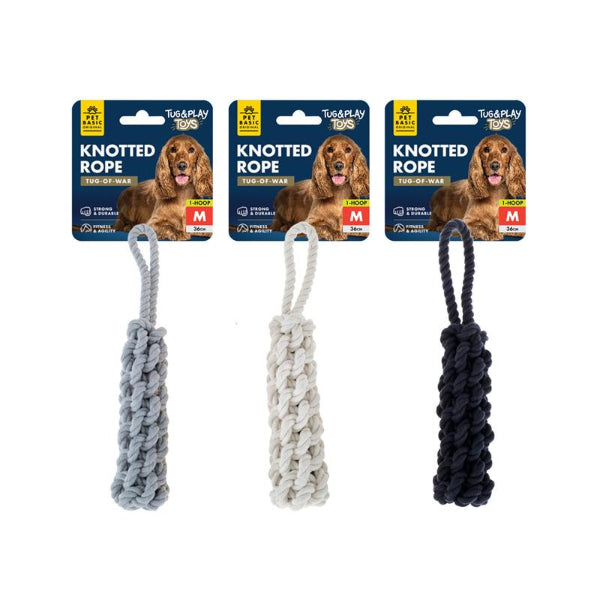 Medium Cotton Stick & Loop Rope Toy - 36cm x 6cm