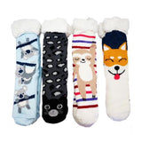 Load image into Gallery viewer, Women Printed Sherpa Socks - Size 6-10
