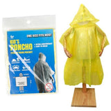 Load image into Gallery viewer, Yellow Kids Poncho - One Size Fits Most
