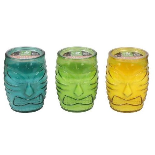 Citro Candle Glass Tiki - 9cm x 11cm