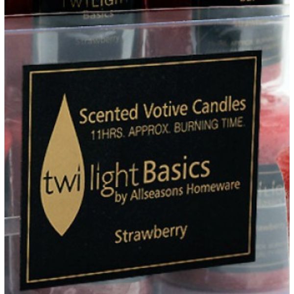 Twilight Strawberry Scented Votive Candle