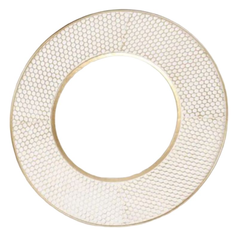 Hamptons Round Metal Mirror - 80cm