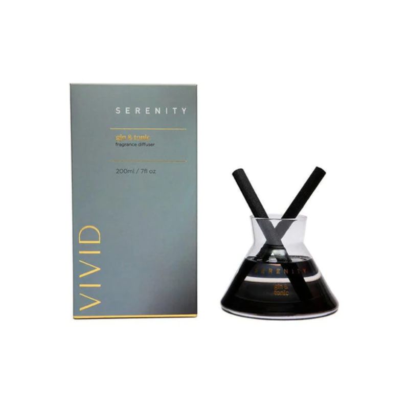 Serenity Vivid Gin & Tonic Fragrance Reed Diffuser - 200ml