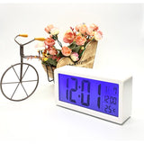 Load image into Gallery viewer, White Big Digital Clock Calendar With USB - 19cm x 9.5cm x 5cm

