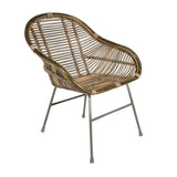 Load image into Gallery viewer, Natural Rattan Malta Armchair - 86.5cm x 67cm x 68cm
