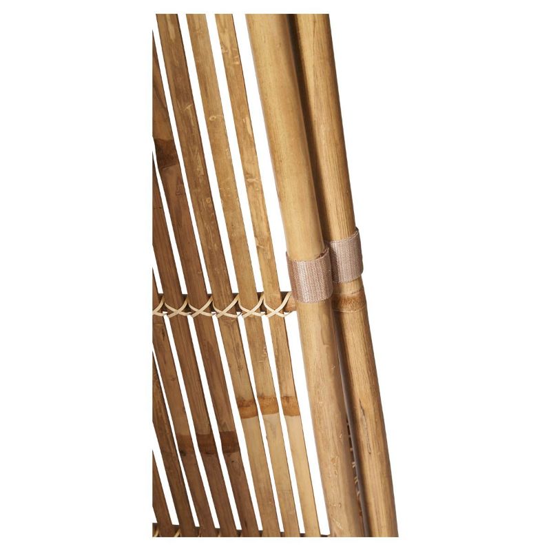 Natural Ibiza Bamboo Folding Screen - 160cm x 120cm x 5cm