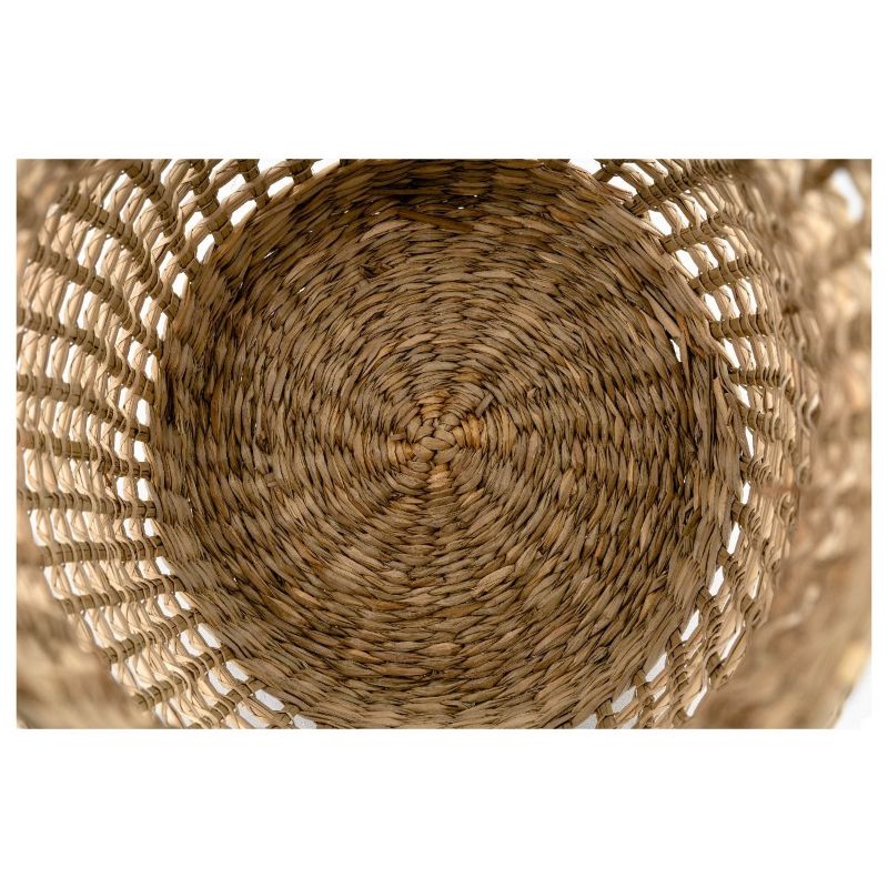 Natural Sanur Mid Wavy Seagrass Basket - 72cm x 32cm x 32cm