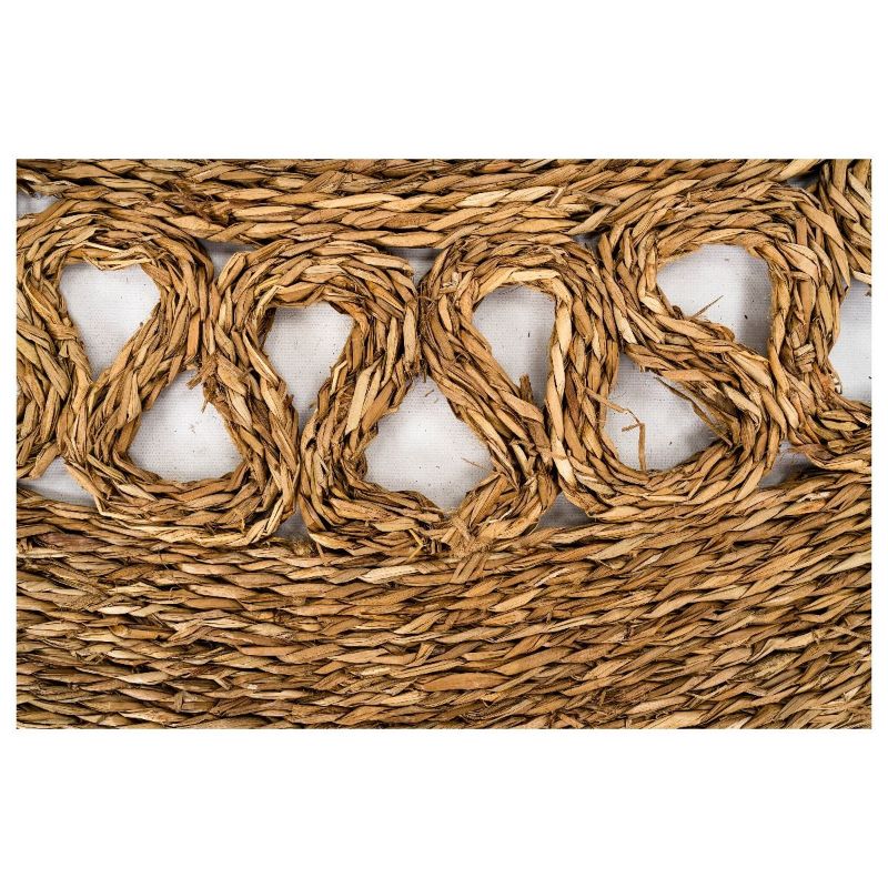 Natural Coco Seagrass Round Rug - 120cm