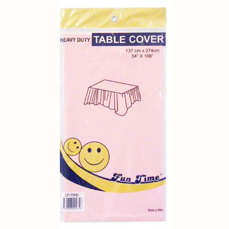 Heavy Duty Colour Rectangle Table Cover - 137cm x 274cm