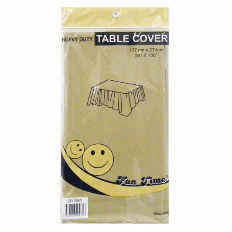 Heavy Duty Colour Rectangle Table Cover - 137cm x 274cm