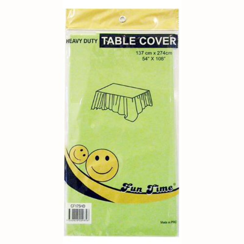 Heavy Duty Colour Rectangle Table Cover - 137cm x 274cm