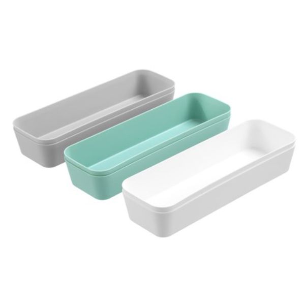 2 Pack Essentials Sort Tray - 26cm x 8.5cm x 4.5cm