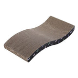 Load image into Gallery viewer, Wavy Cat Scratch Pad - 42cm x 21cm x 10cm
