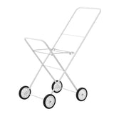 Load image into Gallery viewer, White Foldaway Laundry Trolley - 75cm x 44cm x 91cm
