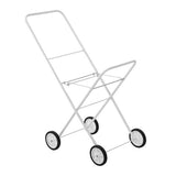 Load image into Gallery viewer, White Foldaway Laundry Trolley - 75cm x 44cm x 91cm
