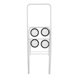 Load image into Gallery viewer, White Foldaway Laundry Trolley - 75cm x 44cm x 91cm
