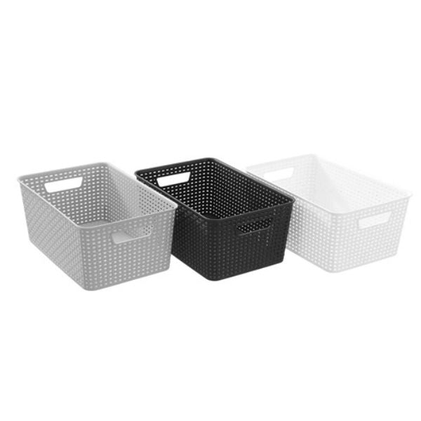 Woven Storage Basket - 14L | 39cm x 26cm x 16.5cm