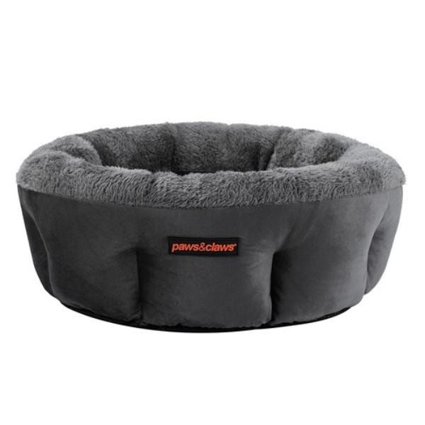 Dark Grey Lux Snuggler Bed - 48cm x 48cm x 20cm
