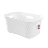 Load image into Gallery viewer, Boxsweden Wicker Hip Hugger 38L Laundry Basket - 56cm x 38cm x 25.5cm
