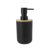 Load image into Gallery viewer, Boxsweden Bano 330ml Soap Dispenser with Bamboo Top - 7.5cm x 7.5cm x 16cm

