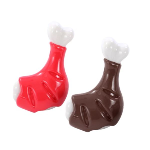 Meat Lovers Flavoured Drumstick Chew Toy - 12cm x 7cm x 4cm