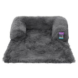Load image into Gallery viewer, Grey Calming Plush Lounger - 102cm x 89cm x 16cm
