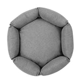 Load image into Gallery viewer, Grey Pia Hexagon Pet Bed - 60cm x 60cm x 18cm

