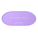 Load image into Gallery viewer, Oval Non Slip Silicone Pet Food Mat - 48cm x 30cm
