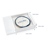 Load image into Gallery viewer, White Assembled Biscuit /Bonbonnieres Box - 9cm x 2cm x 9cm
