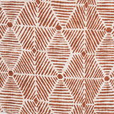 Load image into Gallery viewer, Rust Printed Cotton Slub Cushion Prefilled - 45cm x 45cm x 10cm
