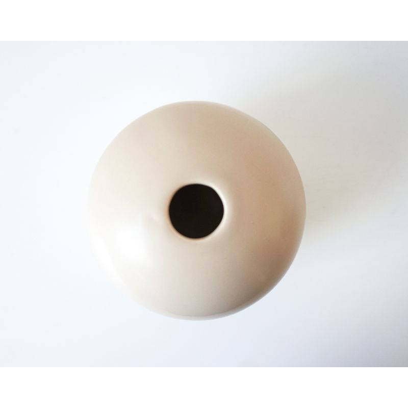 Cream Sphere Small Vase - 12cm