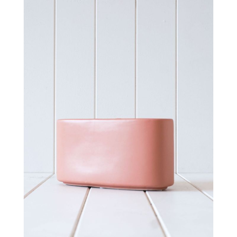 Blush Antibes Ceramic Pot Planter Vase - 25cm x 10cm x 13cm