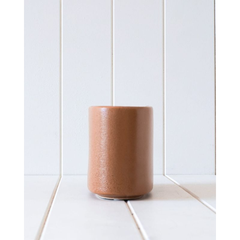 Rust Antibes Ceramic Pot Planter Vase - 25cm x 10cm x 13cm
