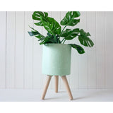 Load image into Gallery viewer, Green Thorpe Pot Planter - 25cm x 47cm x 25cm
