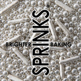 Load image into Gallery viewer, Bubble &amp; Bounce Silver Sprinkles - 75g
