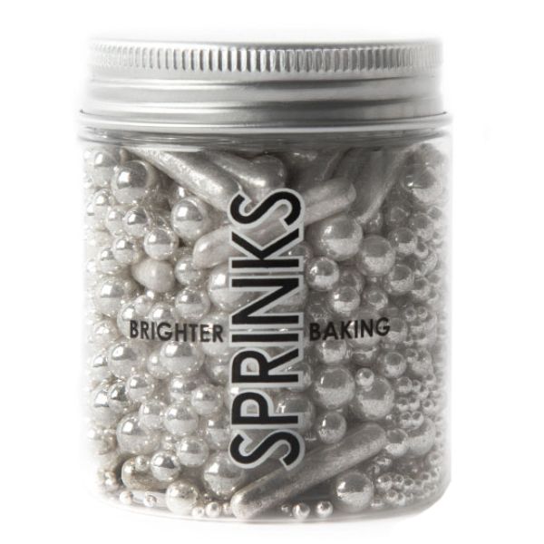 Bubble & Bounce Silver Sprinkles - 75g