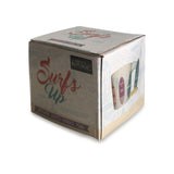 Load image into Gallery viewer, White Drinking Mug with Surfboard Handle
