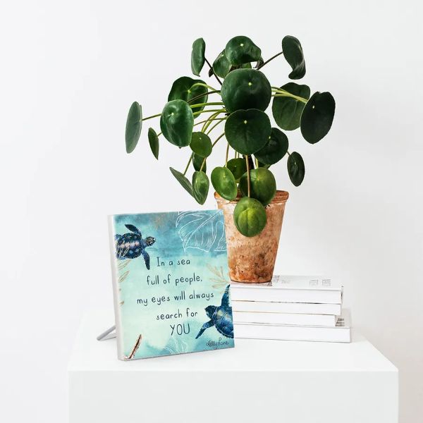 Turtle Cove You Sentiment Plaque - 12cm x 15cm