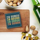 Load image into Gallery viewer, Set of 4 Fathers Day Vintage 2 Square Ceramic Coasters - 10cm x 10cm
