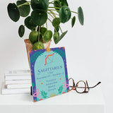 Load image into Gallery viewer, Ceramic Zodiac Sagittarius Sentiment Plaque - 12cm x 14cm
