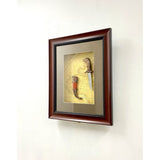 Load image into Gallery viewer, Antique Dagger Timber Frame with Glass Face - 38cm x 46cm x 7.5cm
