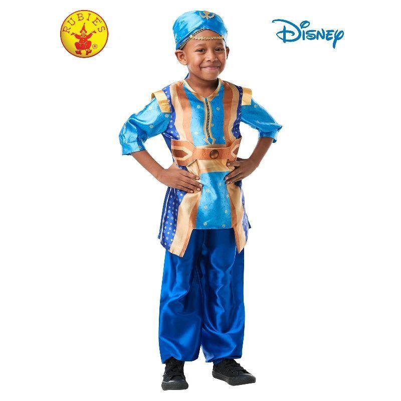 Boys Genie Live Action Aladdin Classic Costume Size 3-5 - The Base Warehouse