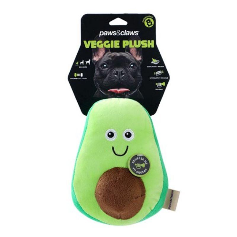 Veggie Plush Avocado Toy - 18cm x 14cm x 22cm