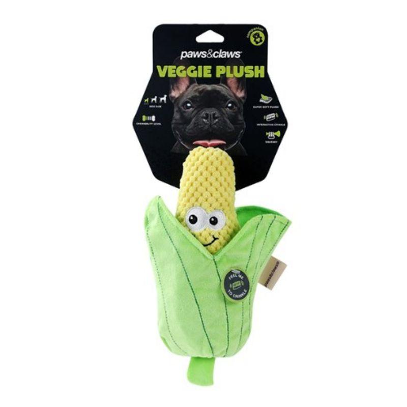 Veggie Plush Corn Cob Toy - 15cm x 10cm x 26cm